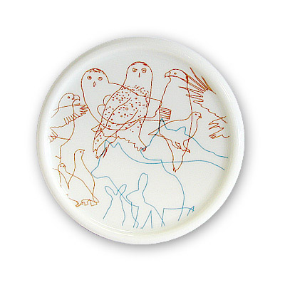 Nordic Animals Silhouette plate