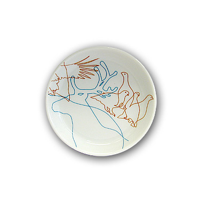 Nordic Animals Silhouette lautanen 9cm